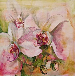 Bild 25: Orchidee, 80x80cm, 300€